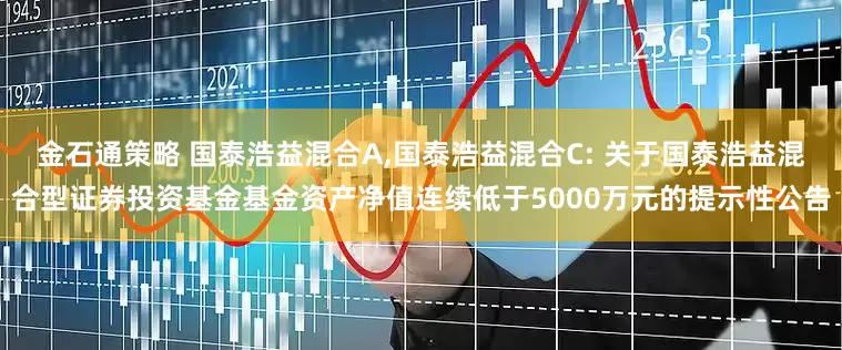 金石通策略 国泰浩益混合A,国泰浩益混合C: 关于国泰浩益混合型证券投资基金基金资产净值连续低于5000万元的提示性公告