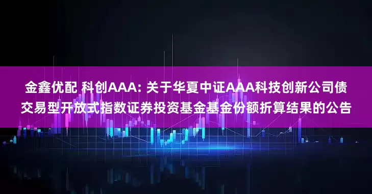 金鑫优配 科创AAA: 关于华夏中证AAA科技创新公司债交易型开放式指数证券投资基金基金份额折算结果的公告